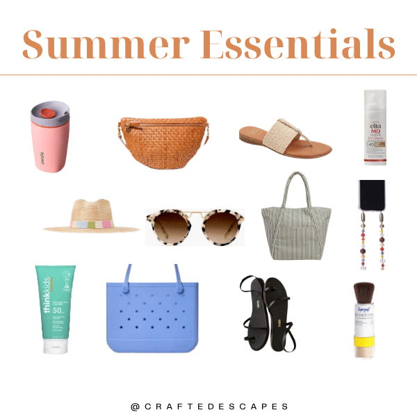 summer travel essentials from a team of travel advisors