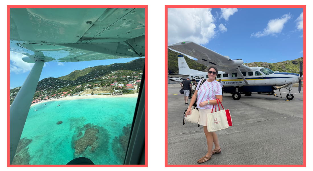 plane ride to st barths